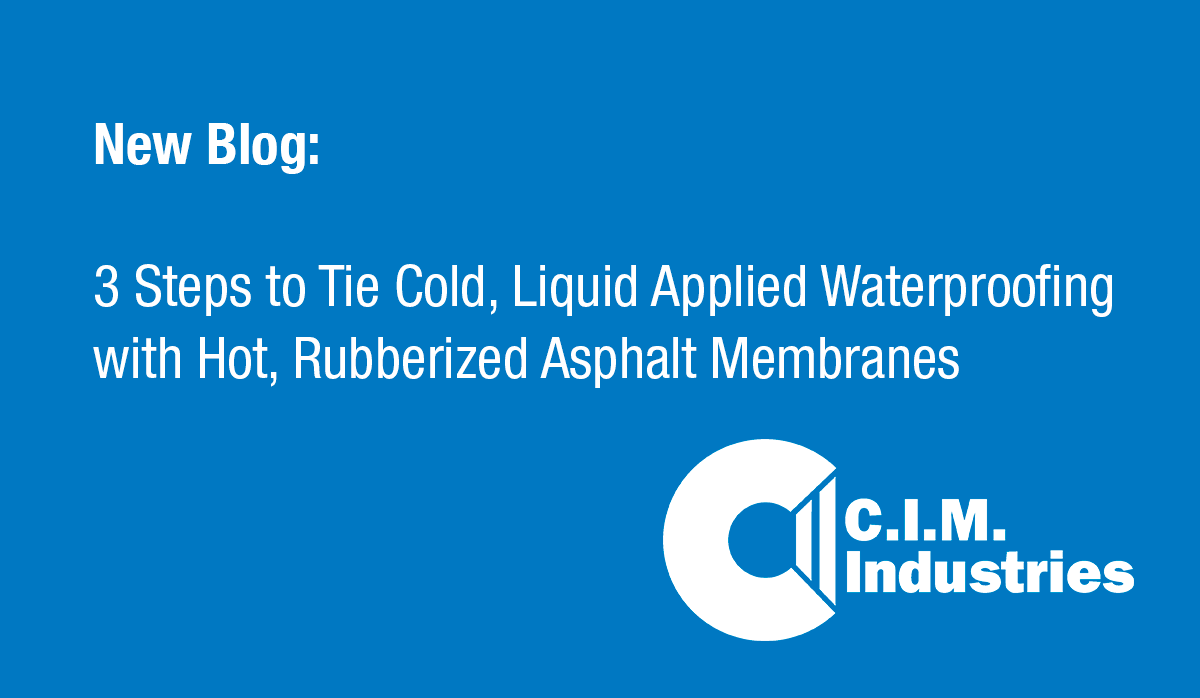 3 Steps to Tie Cold, Liquid Applied Waterproofing with Hot, Rubberized